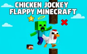 Chicken Jockey Flappy Projectilecraft Game