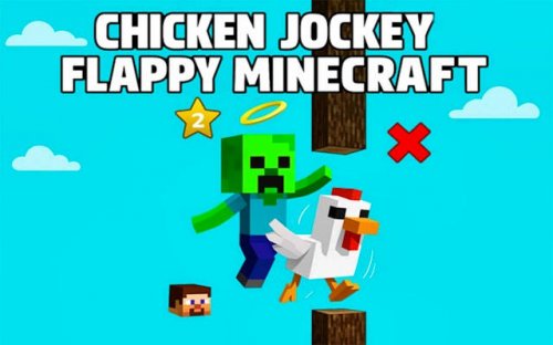 Chicken Jockey Flappy Projectilecraft Game