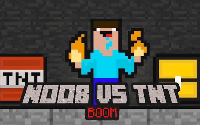 Noob vs TNT Boom: Magic Puzzle Adventure