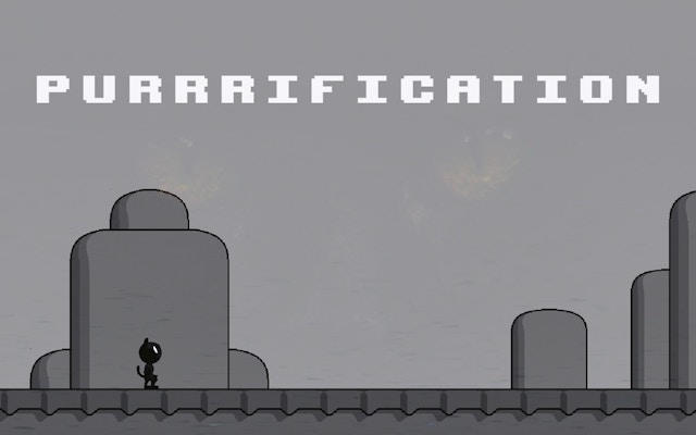 Purrrification Retro Horror Game