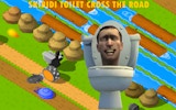 Skibidi Toilet Cross The Road Adventure Arcade Game