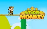 Stick Monkey: Bridge Builder Challenge Arcade Game