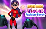 Superhero Violet Fashion Shoot: Makeover & Photo Studio Game Online - Dress Up Game