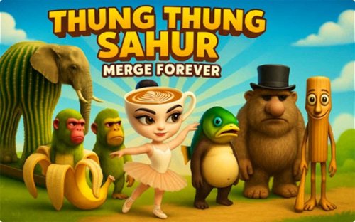 Thung Thung Sahur Merge Forever - Relaxing Merge Puzzle Game
