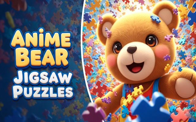 Anime Bear Jigsaw Puzzle Game