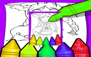 Anime Fox Girl Cute Coloring Pages - Free Online Coloring Game