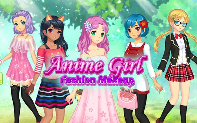 Anime Girls Fashion Makeup Game