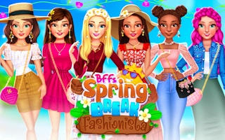 Bffs Spring Break Fashionista Dress Up Game