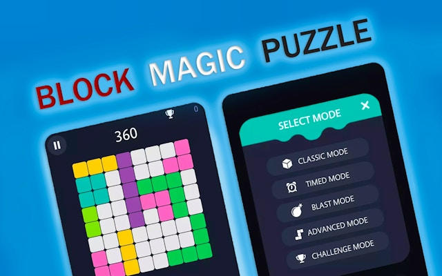 Block Magic Puzzle - Tetris Style Block Game