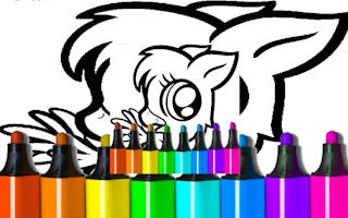 Cool Anime Animals Coloring Game