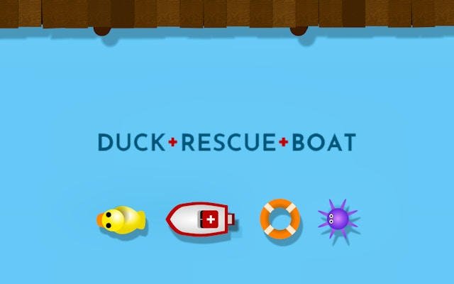 Duck Rescue Boat - Ocean Survival Game