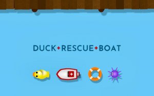 Duck Rescue Boat - Ocean Survival Game