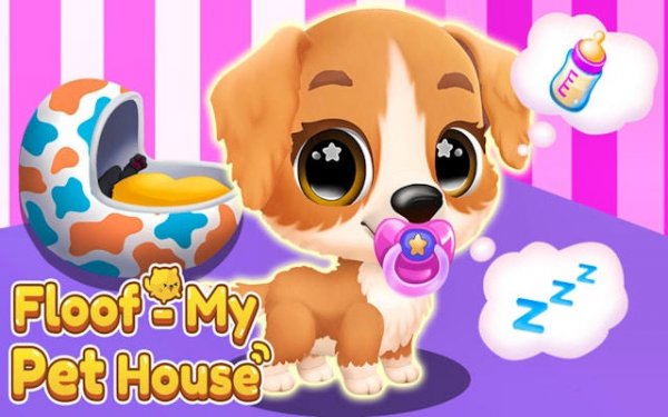 Floof My Pet House - Pet Care Game