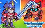 Hero Tower Merge Puzzle Defense