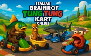 Italian Brainrot: Tung Tung Kart Online Racing Game