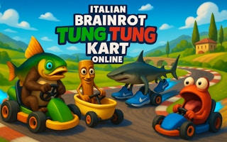 Italian Brainrot: Tung Tung Kart Online Racing Game