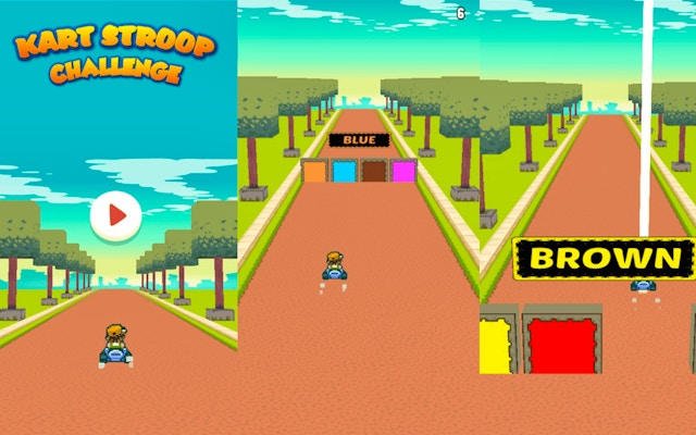 Kart Stroop Effect Challenge - Brain Reaction Game
