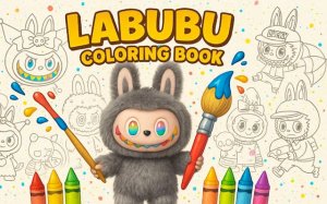 Labubu Coloring Book - Digital Art & Creativity Game