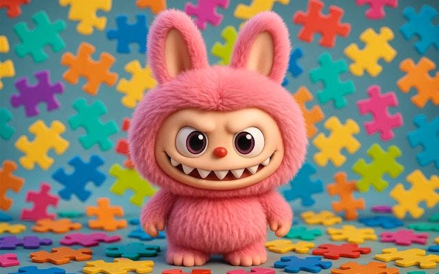 Labubu Girls Jigsaw Puzzle Game for Kids