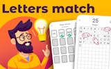 Letters Match Word Puzzle