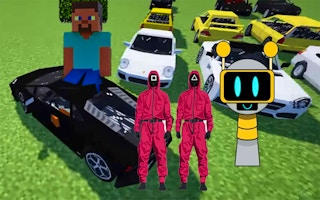 Minecraft Squid Sprunki Drift Multiplayer Racing Game
