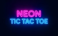 Neon Tic Tac Toe Strategy