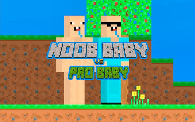 Noob Baby vs Pro Baby Adventure Game
