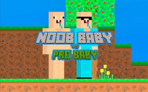 Noob Baby vs Pro Baby Adventure Game