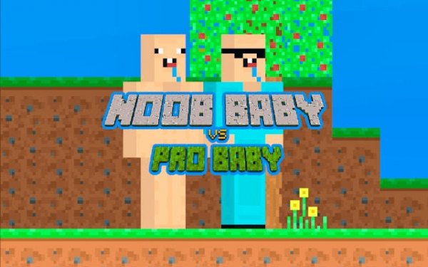 Noob Baby vs Pro Baby Adventure Game