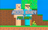 Noob Baby vs Pro Baby Adventure Online Game - Co-op Puzzle Platformer