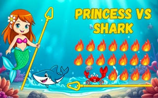 Princess vs Shark: Ocean Puzzle Adventure