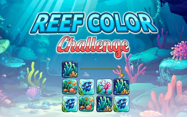 Reef Color Challenge: Block Match Puzzle