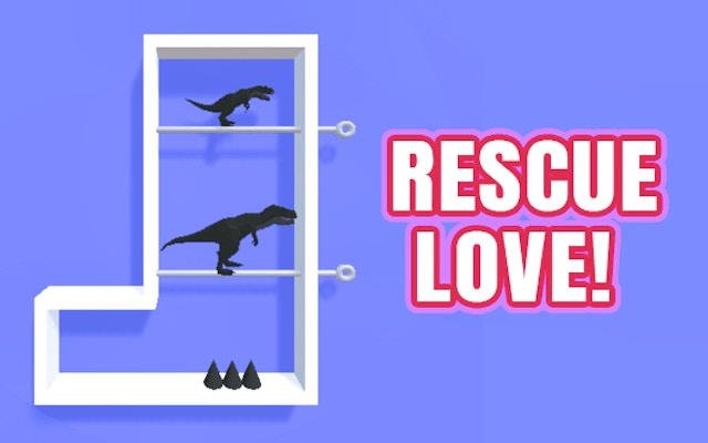 Rescue Love: Pull Pin Puzzle