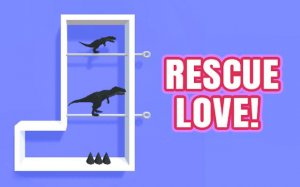 Rescue Love: Pull Pin Puzzle