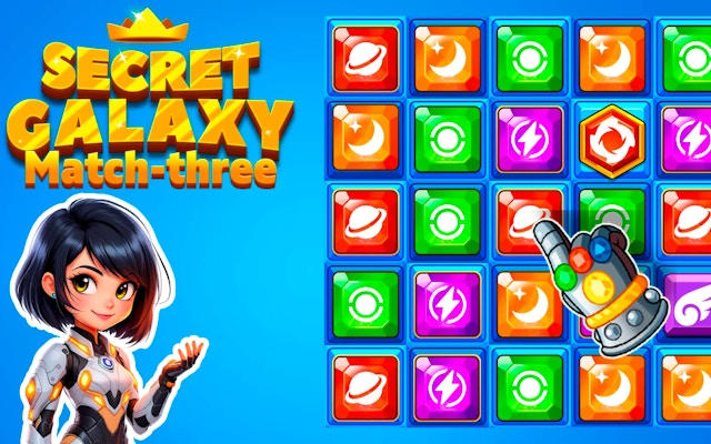 Secret Galaxy: Cosmic Match 3 Puzzle Adventure
