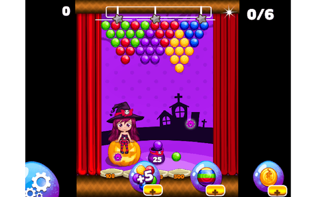 Sweet Halloween Bubble Shooter Puzzle