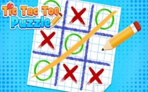 Tic Tac Toe Logic Puzzle Board Game