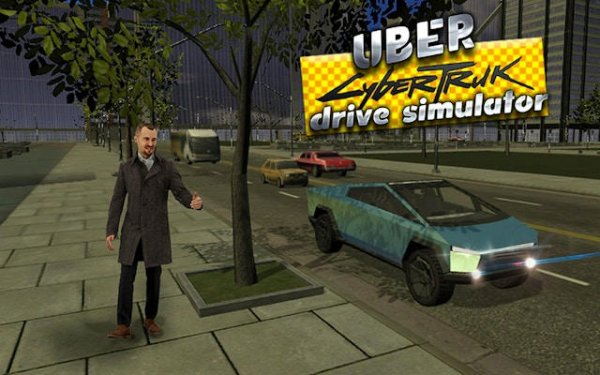 Uber CyberTruck Drive Simulator - Futuristic Taxi Game Online