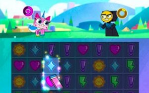 Unikitty Rainbow Puzzle Match 3