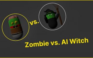 Ball Chase: Zombie vs Witch Arcade Game